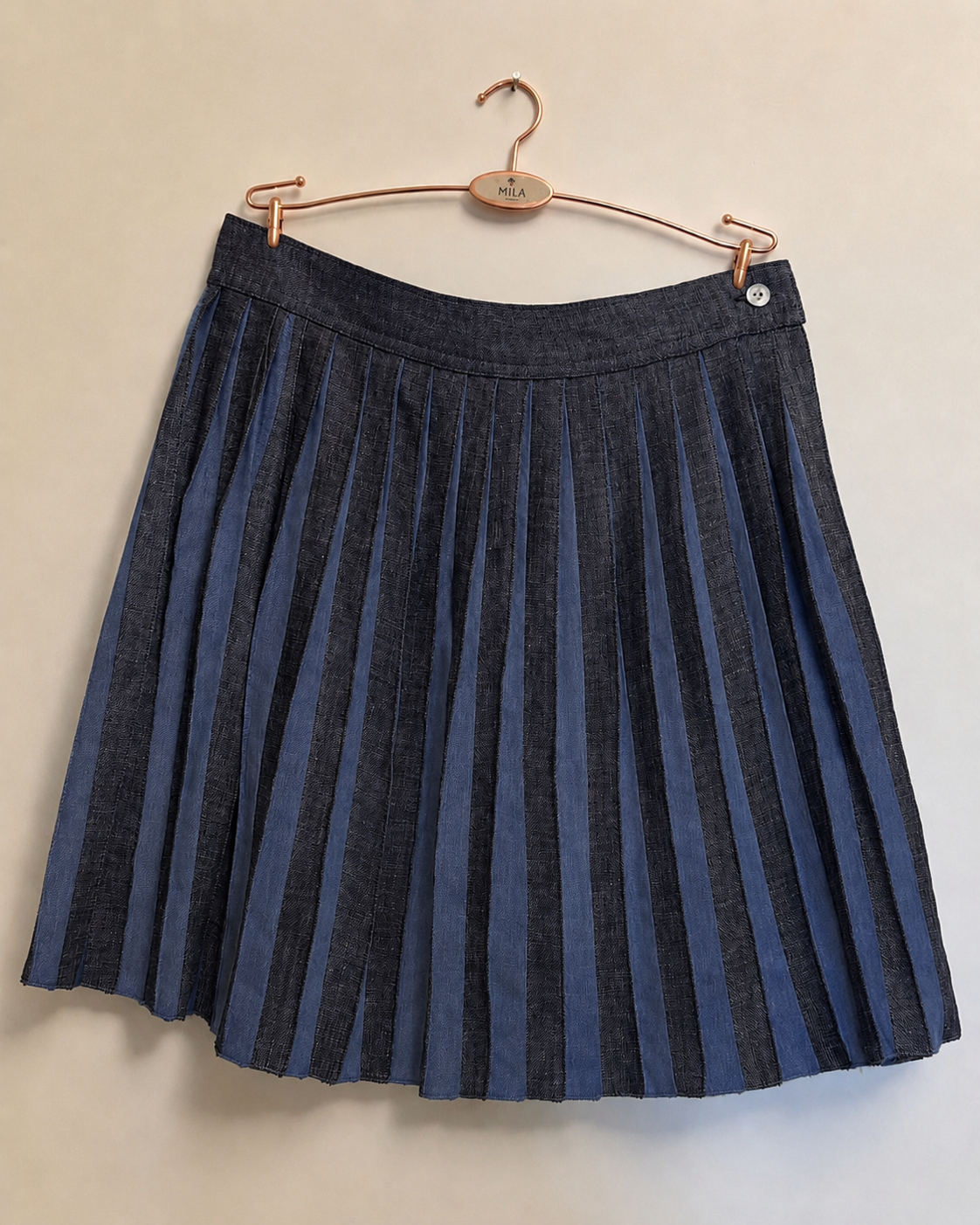 Olivia jeans chiaro e scuro in lino