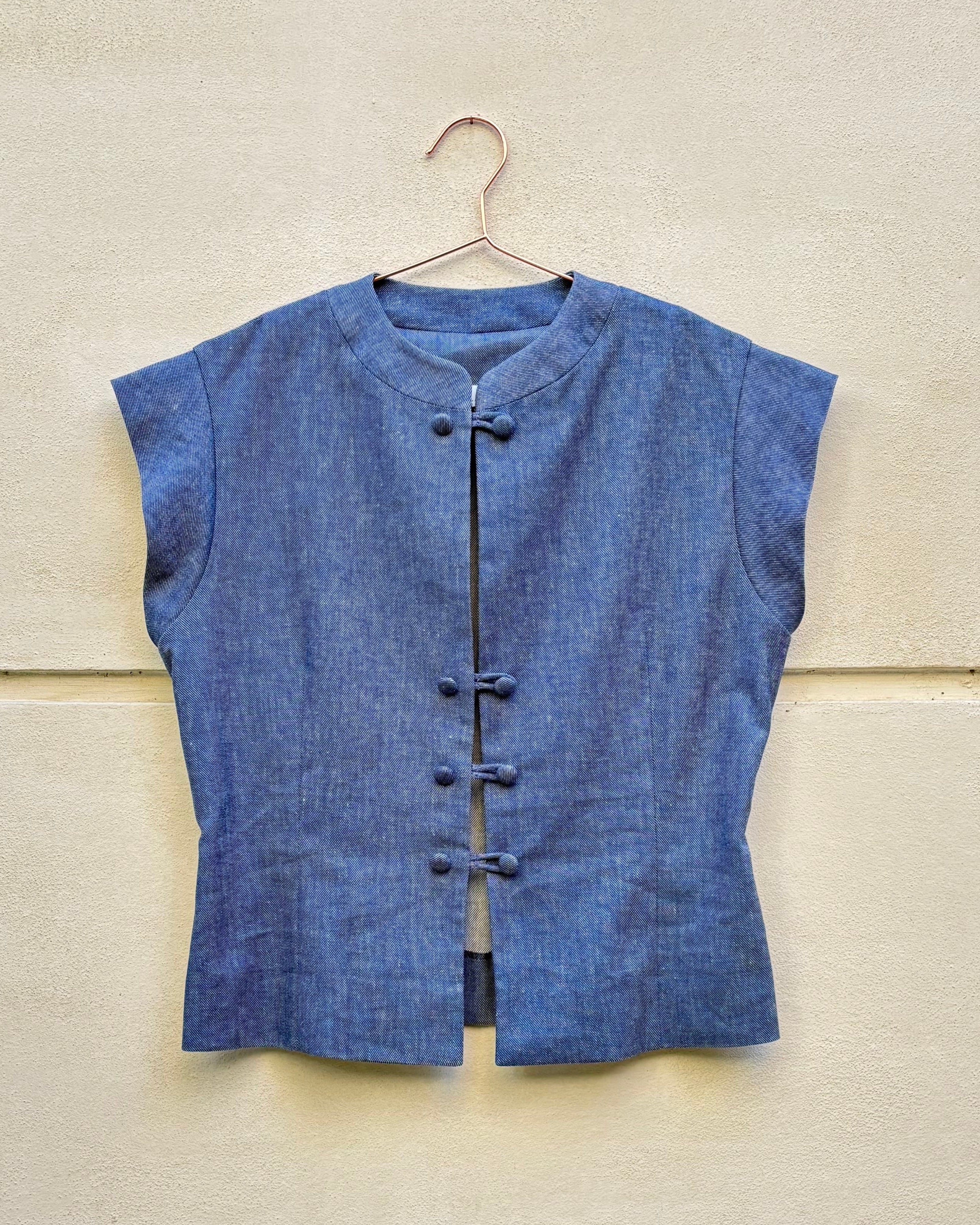 Amanda jeans chiaro in lino