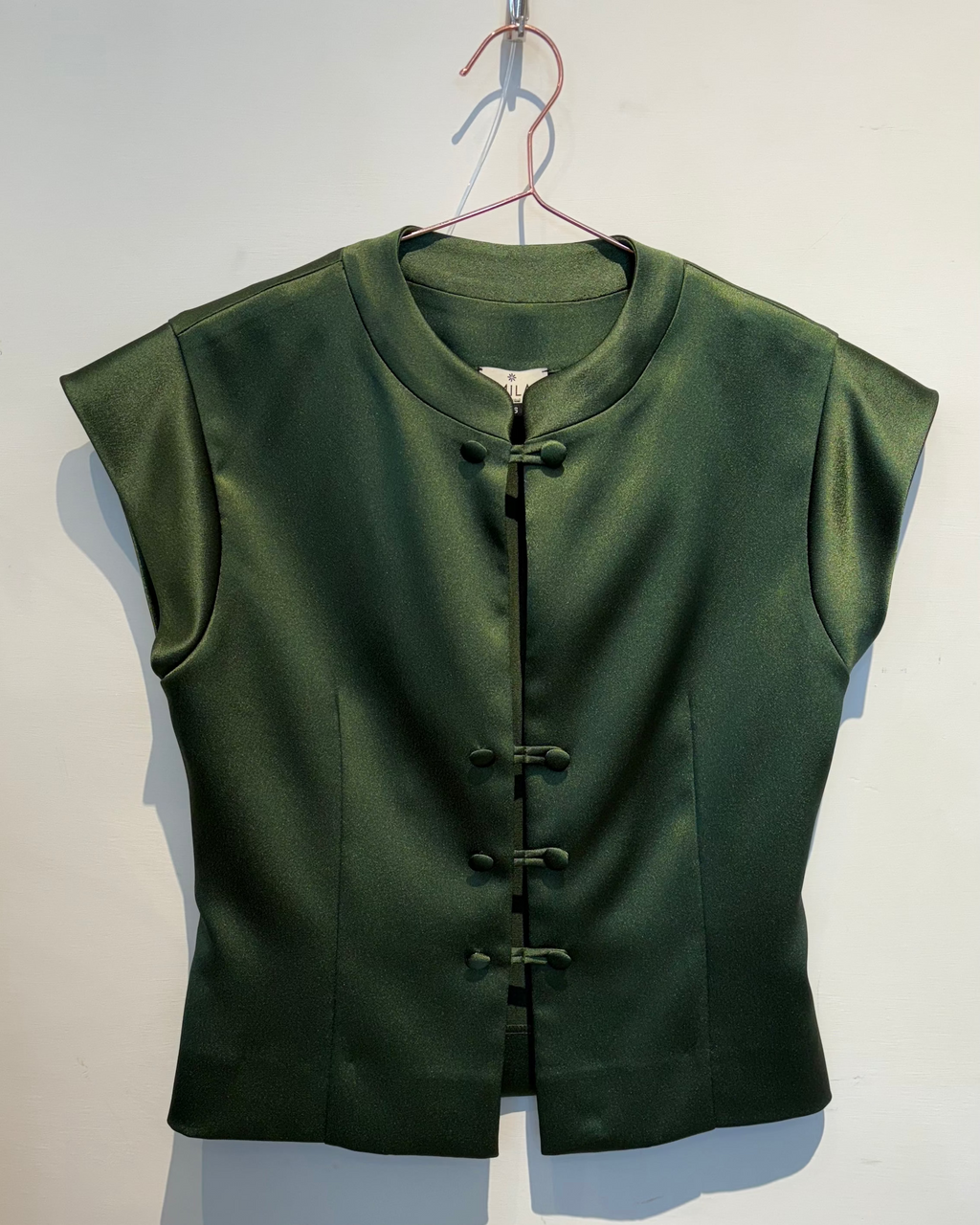 Amanda militare in mista seta