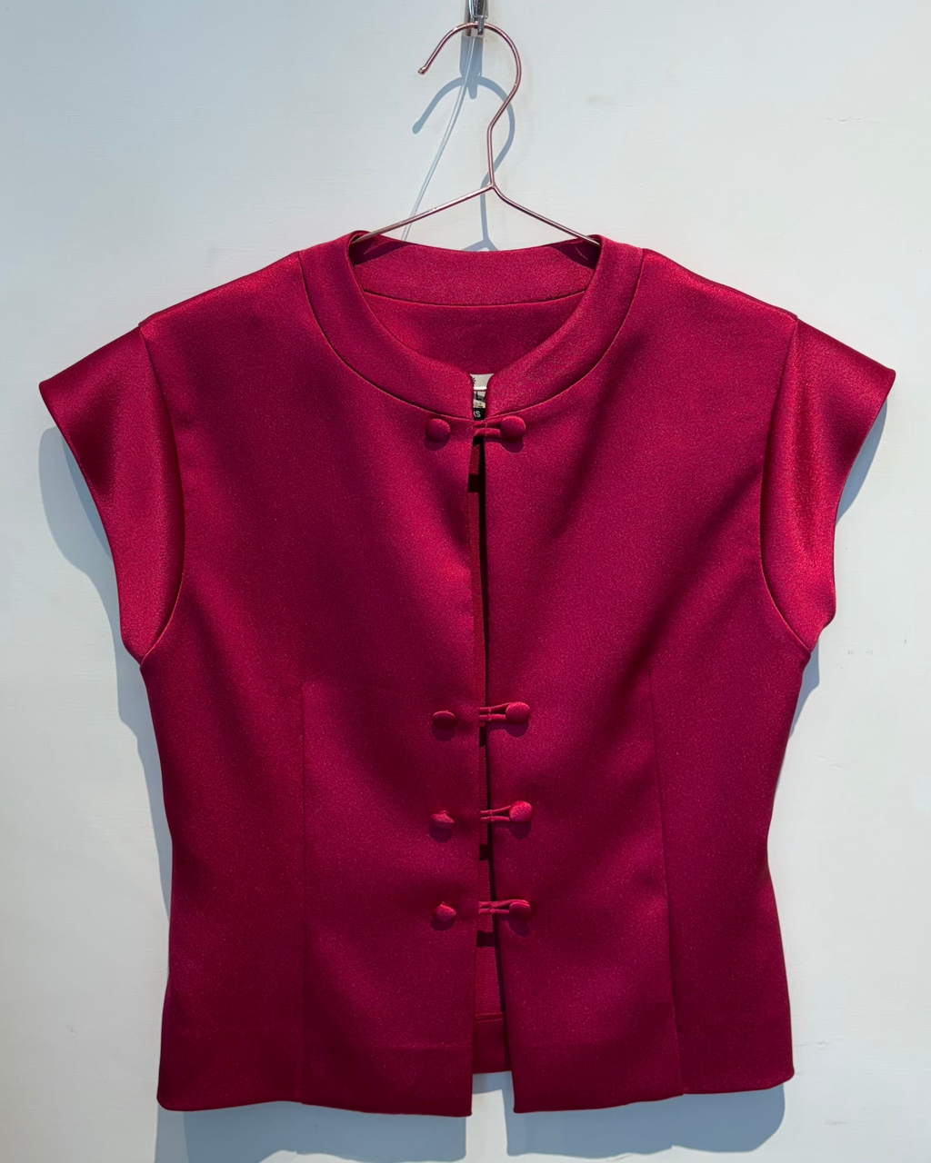 Amanda fragola in mista seta