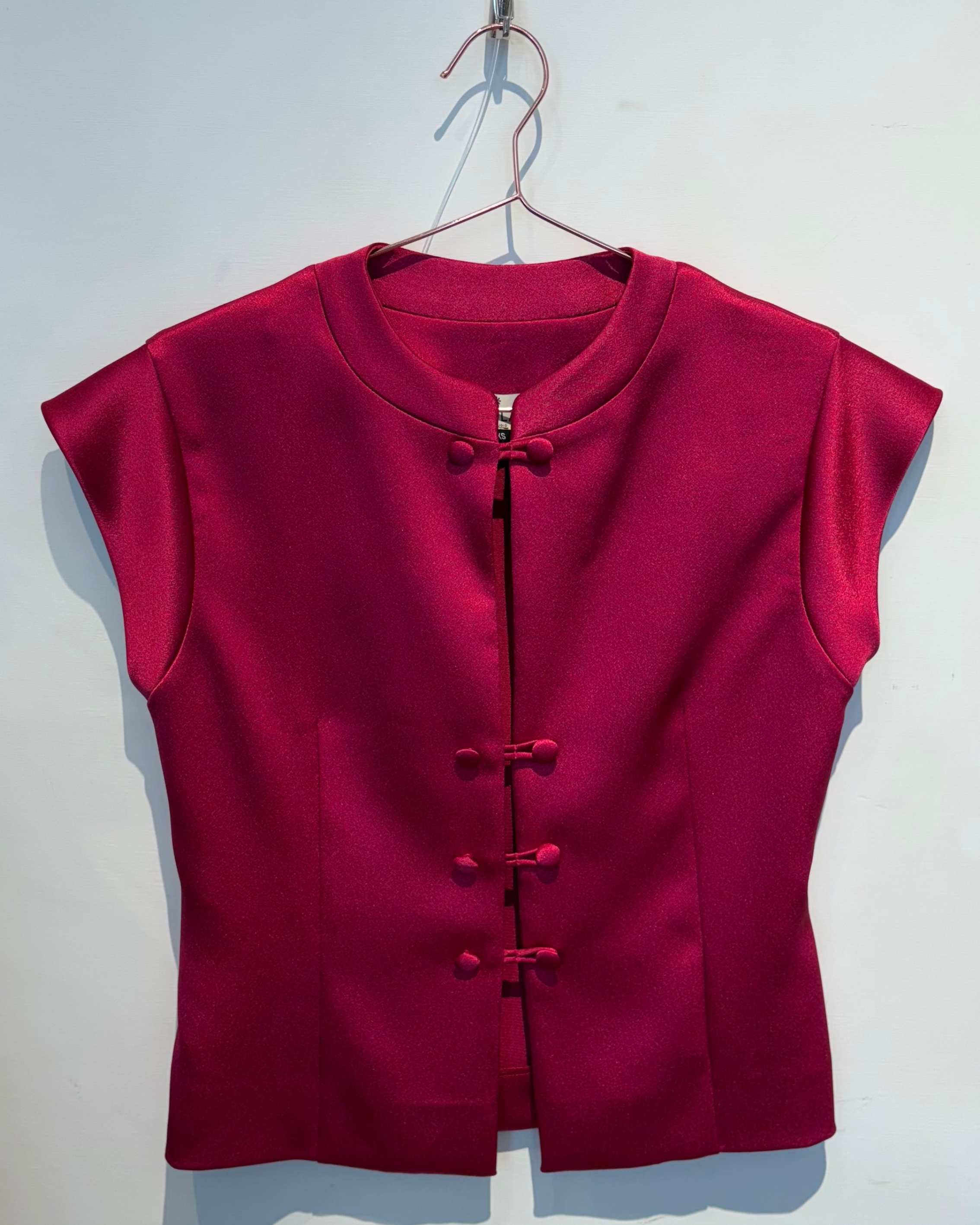 Amanda fragola in mista seta