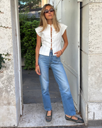 Amanda bianco in lino