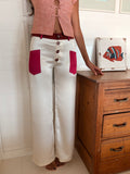 Mila pantaloni in mista seta